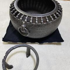 レトロ鉄製火鉢