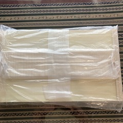 経机 白木お供え台　折り畳み　新品未使用の画像