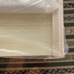 経机 白木お供え台　折り畳み　新品未使用の画像