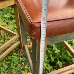 蕎麦屋さん椅子？二脚の画像