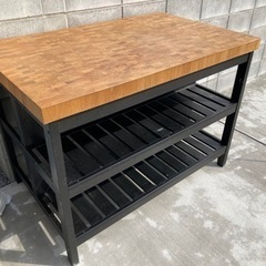 VADHOLMA ヴァドホルマ アイランドキッチン, ブラック/...