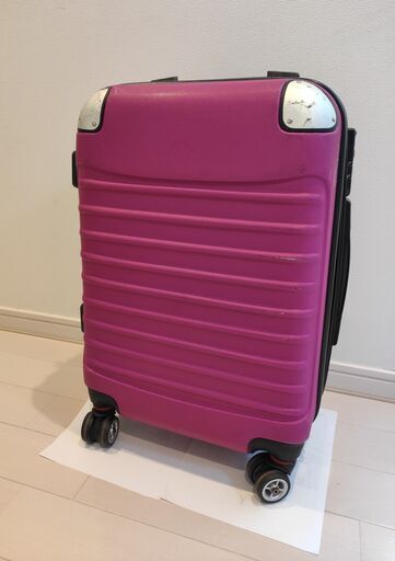スーツケース TSA002ロック付き ピンク