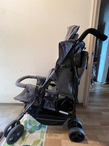 【再値下げ】DUO シティ　HOP Ⅱ 二人乗りベビーカー　kinder wagon