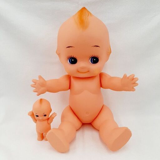 キューピー人形 大・小2体セット 中古品