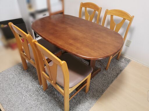 ダイニングテーブルセット　※引取り限定