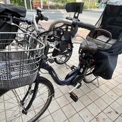 電動自転車　子乗せ付き