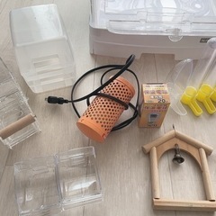 【9点セット】鳥 ケージ イージーホーム クリアバード 飼育 セットの画像