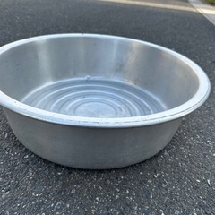 【お取引終了】金属製タライ
