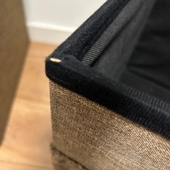 収納つきスツール　2個　の画像