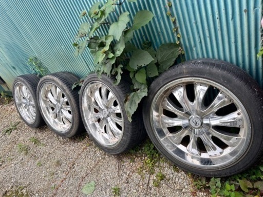 激安　バリ山　プラド　サーフ　22インチホイール