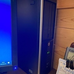 HPデスクトップパソコン モニター2台 Windows10の画像