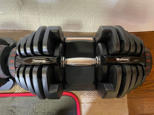 （お取引中）●値下げ●可変式ダンベル 40kg 2個セット Motions  モーションズ