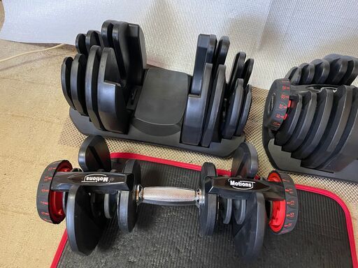 （お取引中）●値下げ●可変式ダンベル 40kg 2個セット Motions  モーションズ