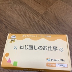 ねじ回しのお仕事　モンテッソーリ教育