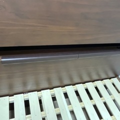 【取りに来れる方限定】ニトリすのこ ダブルベットフレーム　フランスベッドマットレスの画像