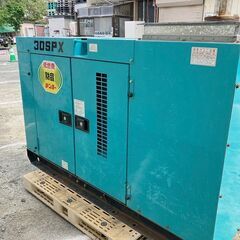 【引取限定】 デンヨー 30kVA エンジン 発電機 DCA-30SPXT 単相 2線式【要現物確認】 (D4951wY)