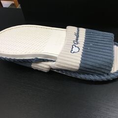 スリッパ ブルー 全長27cm 未使用品の画像