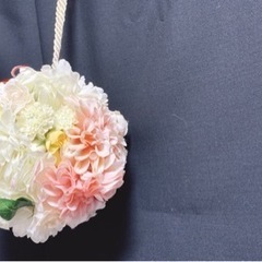 【結婚式用】水引付き　和風ボールブーケの画像