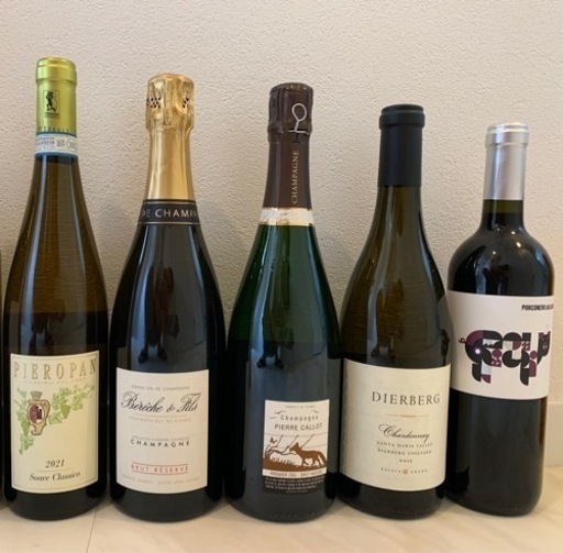 【取引完了】シャンパン　白ワイン　赤ワイン