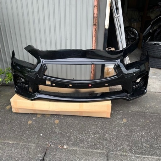 BLITZ フロントバンパー V37 スカイライン　純正黒　色番号 KH3