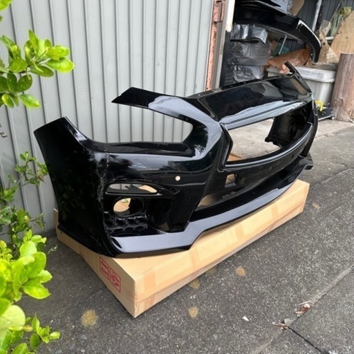BLITZ フロントバンパー V37 スカイライン　純正黒　色番号 KH3