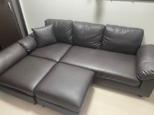 組み替え可能　3人掛けソファ