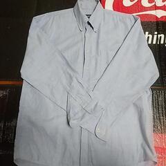 長そでYシャツ　size：Ｍメンズ・薄いブルー