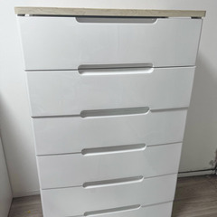 美品‼️チェスト 6段 幅73cm HG-726Rチェスト 収納...