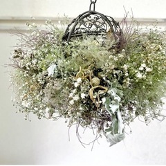 フライングリース バードゲージアレンジ 置き型リース