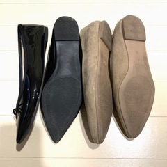 H&M GU フラットパンプス2足セット 23〜23.5cmの画像