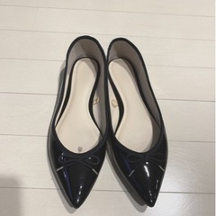 H&M GU フラットパンプス2足セット 23〜23.5cmの画像