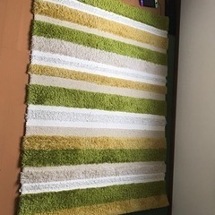 ラグマット　カーペット　グリーン