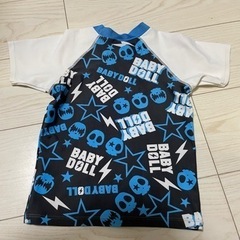 水着(ラッシュガード)⭐️BABYDOLL(ベビードール、ベビド)⭐️110cm＋ミッキー水着パンツ95cmの画像