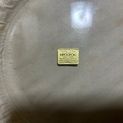 アルコロック社製（透明ガラス皿」　2枚の画像