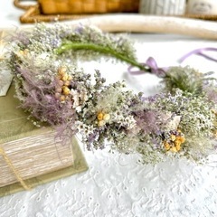 花かんむり　花冠　ベビーから大人までサイズフリー