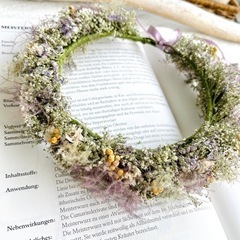 花かんむり　花冠　ベビーから大人までサイズフリーの画像