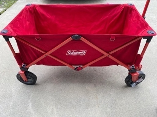 美品！キャリーワゴン　コールマン　Coleman キャンプ　おまけ　レインカバー