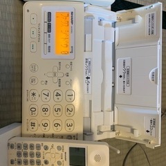 【値下】シャープ　デジタルコードレスファクシミリ（子機1台付き）の画像