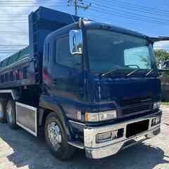 【車検付き】三菱ふそう　ダンプ248-738　型式KL-FV50JJXD　 最大積載9,700kg　2デフ　走行距離76万km 平成17年式の画像