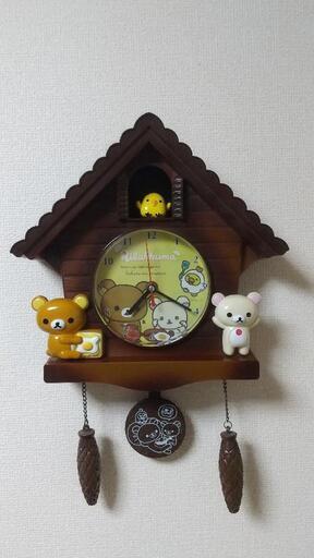 大人気　希少　かわいいリラックマの壁掛け時計