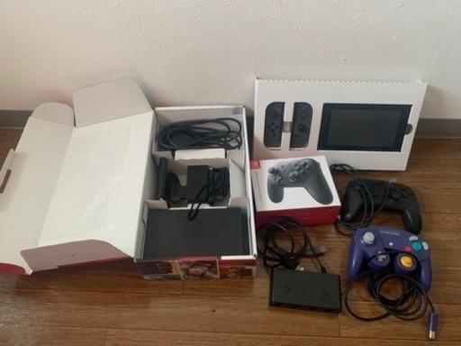 ※値下げしました！！Switchの本体、プロコン、キューブコントローラータップ