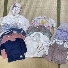 90センチ　女の子服詰め合わせ　春〜秋用　一部半袖あり