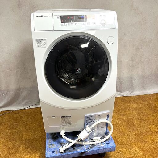2023年製 シャープ ドラム式 洗濯機 ES-H10G-WL 左開き