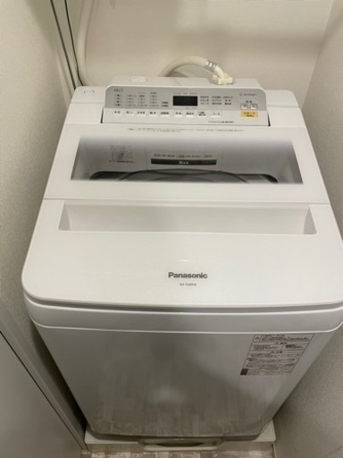パナソニック洗濯機　NA-FA80H6 2019年製
