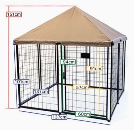 ❗️値下❗️犬用サークル【玉野市長尾まで、引き取り希望】