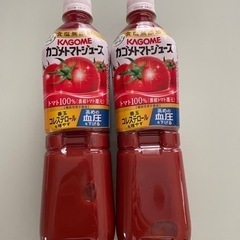 未開封　お取引き中カゴメトマトジュース2本、梅じそ2袋の画像