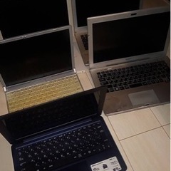 ノートパソコンです⭐まとめて5台⭐ジャンク扱いでお願いします。⭐