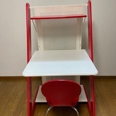 パソコンデスク　学習机　椅子付き