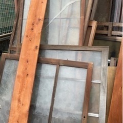 昭和ガラス建具　レトロ　大幅値下げ　ガラス戸