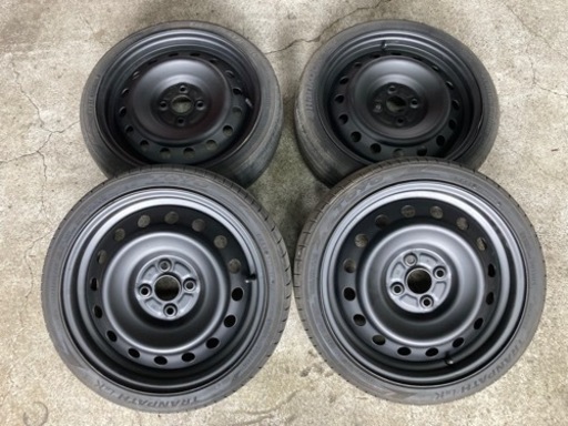 16インチ　鉄チン　165/45R16 4本　軽自動車等